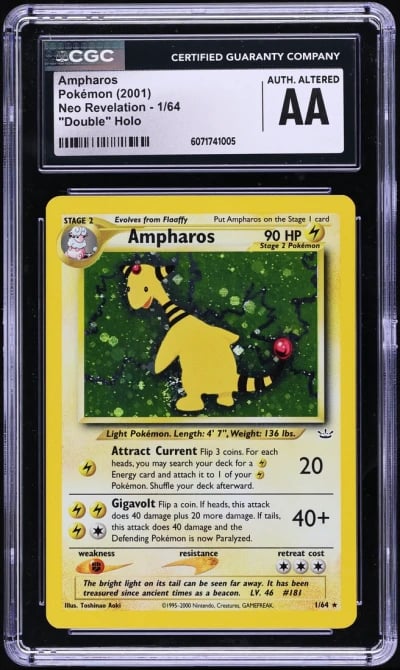 2001 Pokemon Neo Revelation Doub
