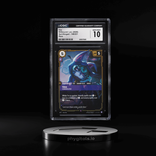 2026 Riftbound League Of Legends Spiritforged Vex #146 CGC 10 GEM MINT