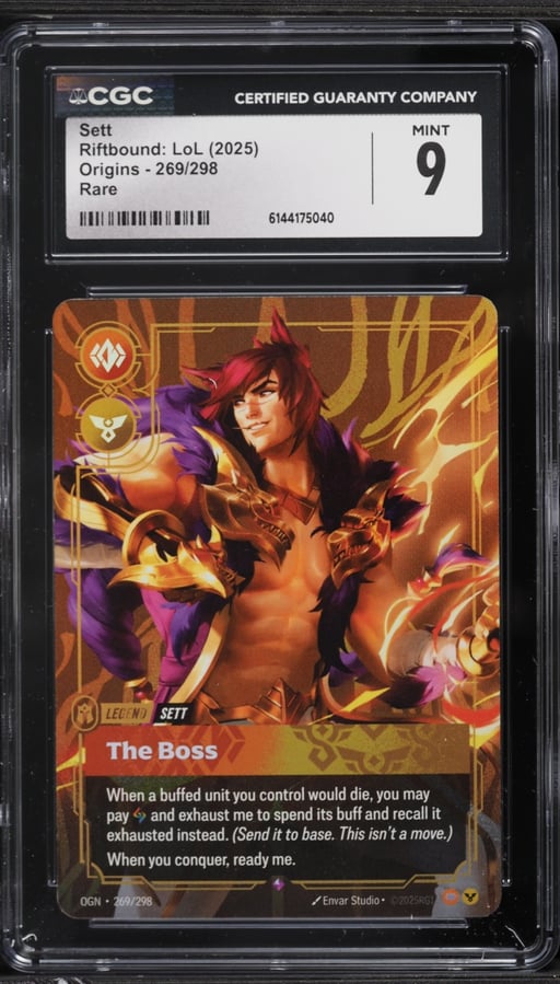 2025 Riftbound League Of Legends LoL Origins Sett #269 CGC 9 MINT