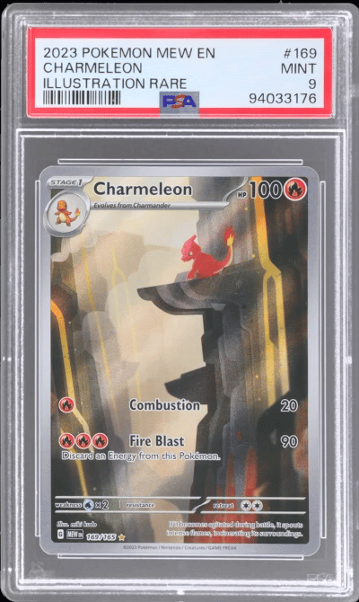 2023 Pokemon Scarlet and Violet 151 Illustration Rare Charmeleon #169 PSA 9