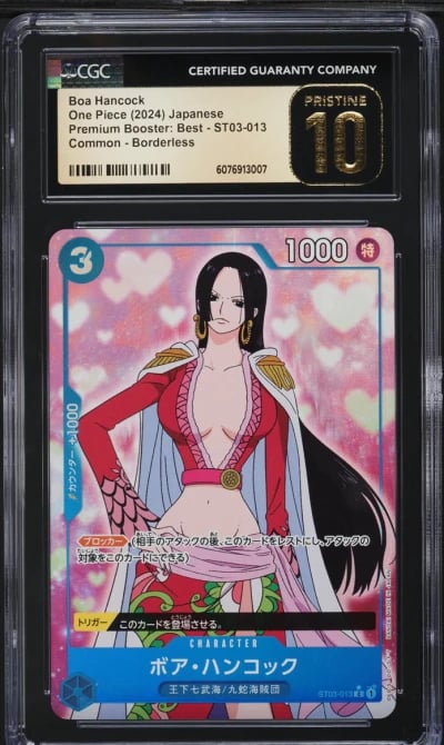 2024 One Piece Japanese Premium Best Boa Hancock #ST03-013 CGC 10 PRISTINE