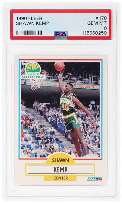 1990 Fleer Shawn Kemp #178 PSA 10