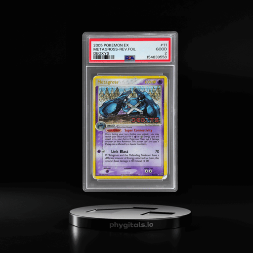 2005 Pokemon Ex Deoxys Reverse Holo Metagross #11 PSA 2