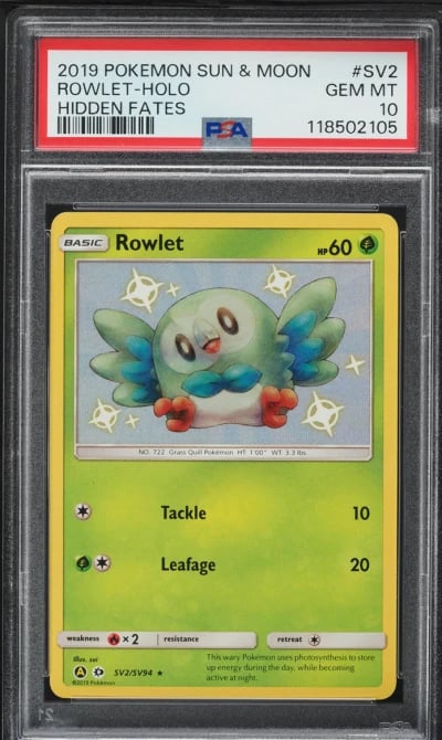 2019 Pokemon Sun & Moon Hidden F