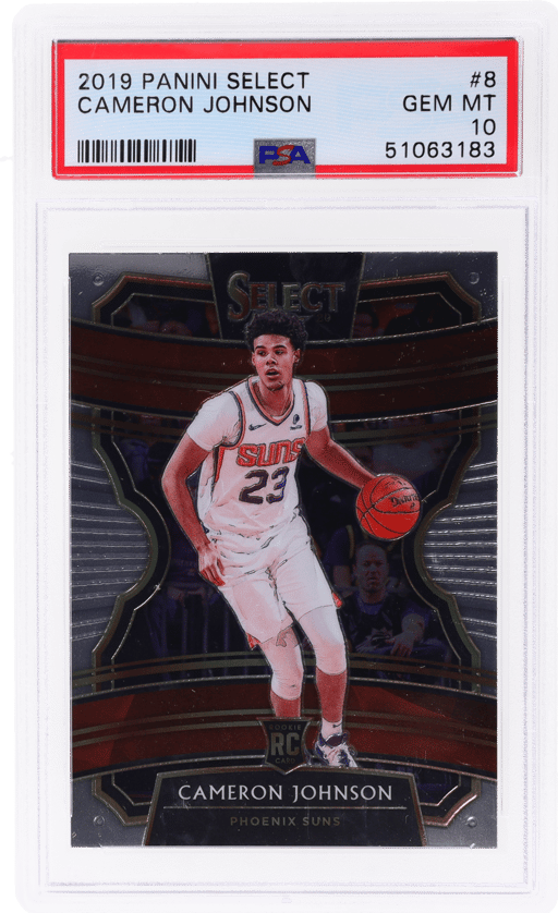 2019 Panini Select Concourse Cameron Johnson #8 PSA 10
