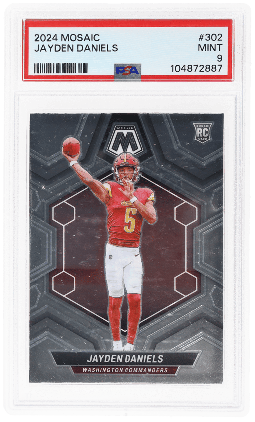 2024 Panini Mosaic Jayden Daniels #302 PSA 9