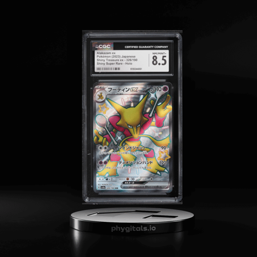 2023 Pokemon Japanese SV Treasure ex Full Art Shiny Alakazam ex #326 CGC 8.5 NM-MT+