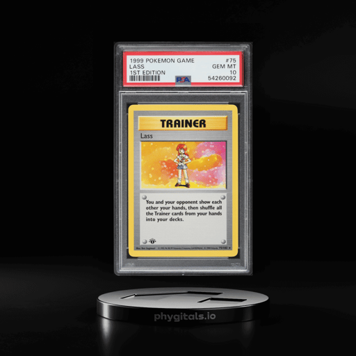 1999 Pokemon Base Set Shadowless 1st Edition Lass #75 PSA 10 GEM MINT