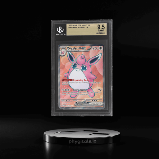 2023 Pokemon Scarlet and Violet 151 Ultra Rare Wigglytuff Ex #187 BGS 9.5