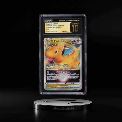 2022 Pokemon Japanese Sword & Shield Go Holo Dragonite VSTAR #50 CGC 10 PRISTINE