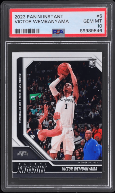 2023 Panini Instant Victor Wembanyama #5 /44142 PSA 10