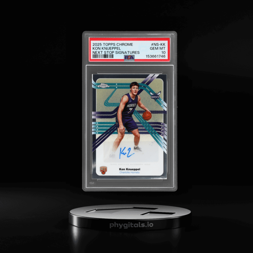 2025 Topps Chrome Next Stop Signatures Kon Knueppel #NSKK PSA 10