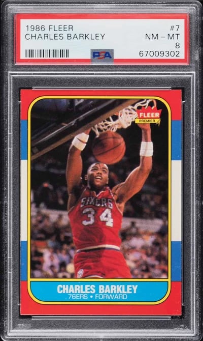 1986 Fleer Basketball Charles Ba
