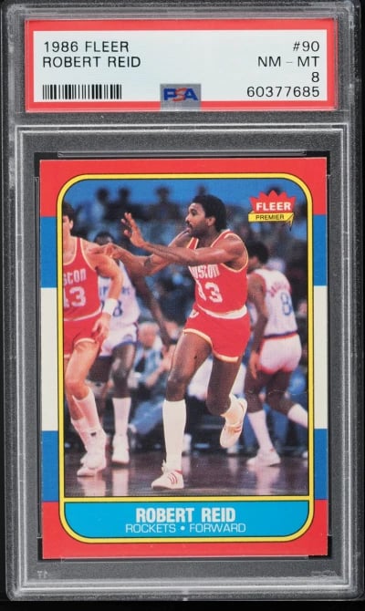 1986 Fleer Basketball Robert Rei
