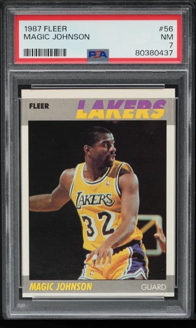1987 Fleer Basketball Magic John