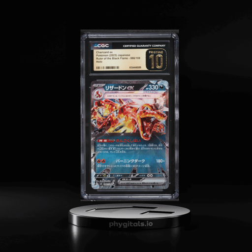 2023 Pokemon Japanese SV Ruler Of The Black Flame Holo Charizard EX #66 CGC 10 PRISTINE