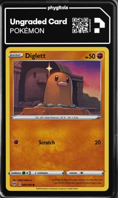 2020 Diglett Darkness Ablaze #084