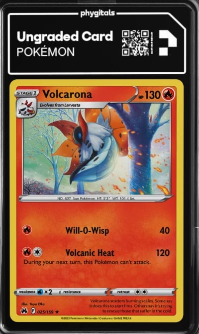 2023 Volcarona Crown Zenith #025