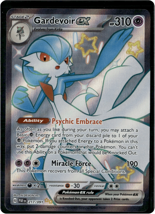 2024 Gardevoir ex #217 Paldean Fates