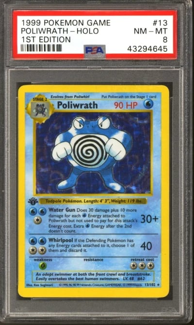 1999 Pokemon Base Set Shadowless