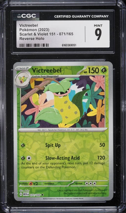 2023 Pokemon Scarlet & Violet 151 Reverse Holo Victreebel #071 CGC 9 MINT