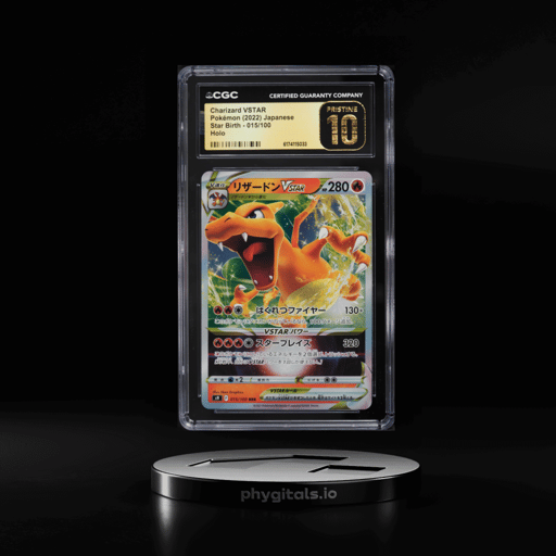 2022 Pokemon Japanese Sword & Shield Star Birth Holo Charizard VSTAR #15 CGC 10 PRISTINE