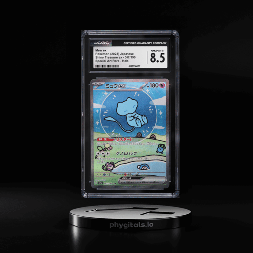 2023 Pokemon Japanese Scarlet & Violet Shiny Treasure SAR Mew EX #347 CGC 8.5 NM-MT+