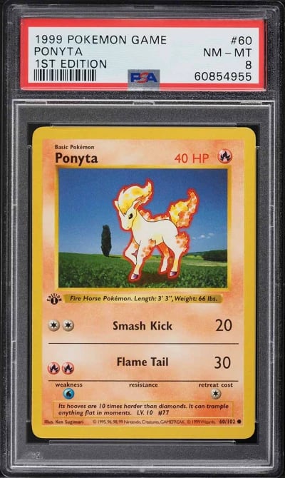 1999 Pokemon Base Set Shadowless