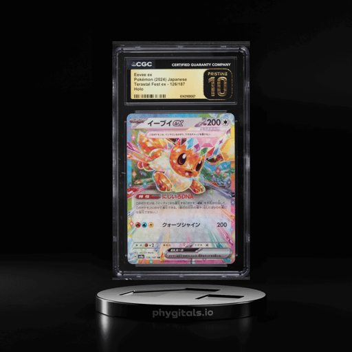 2024 Pokemon Japanese Scarlet & Violet Terastal Fest Ex Holo Eevee Ex #126 CGC 10 PRISTINE