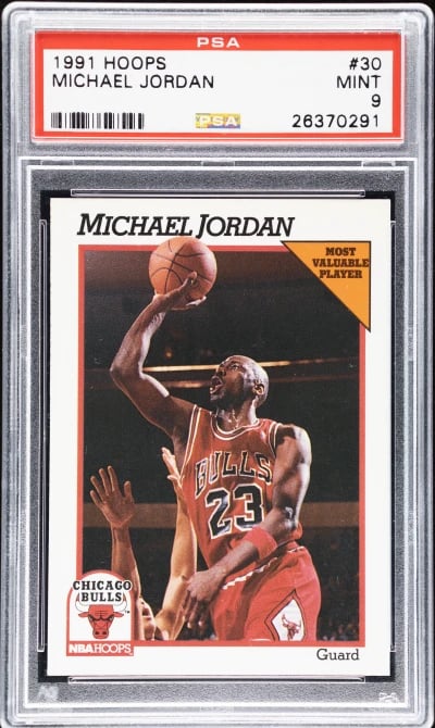 1991 Panini Hoops Michael Jordan