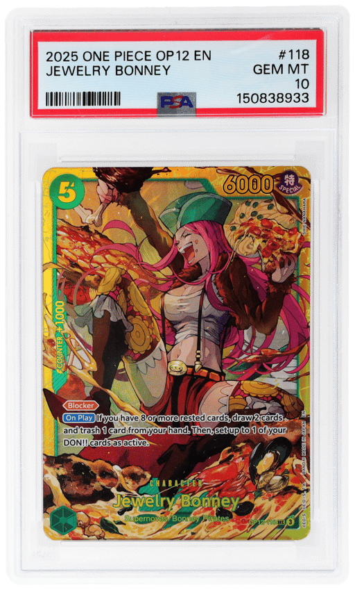 2025 One Piece Legacy of the Master Jewelry Bonney #OP12-118 PSA 10