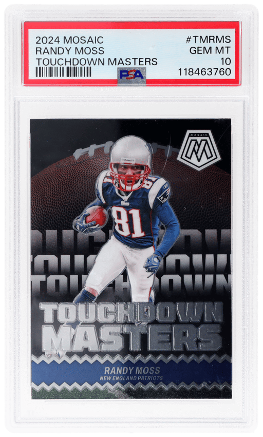 2024 Panini Mosaic Touchdown Masters Randy Moss #TM-RMS PSA 10