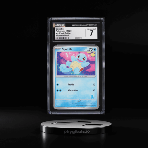 2023 Pokemon Scarlet & Violet My First Battle Deck Squirtle CGC 7 NRMT