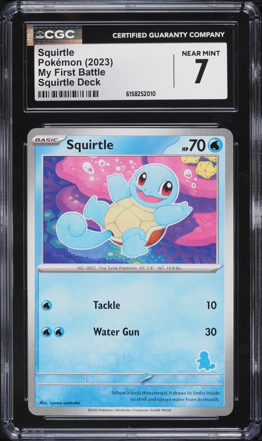 2023 Pokemon Scarlet & Violet My First Battle Deck Squirtle CGC 7 NRMT