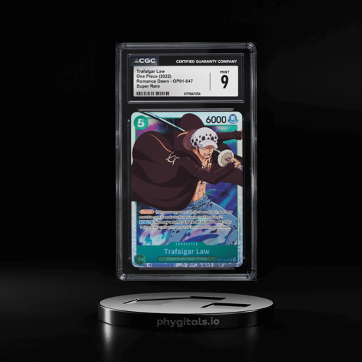 2022 One Piece Romance Dawn Trafalgar Law #OP01-047 CGC 9 MINT