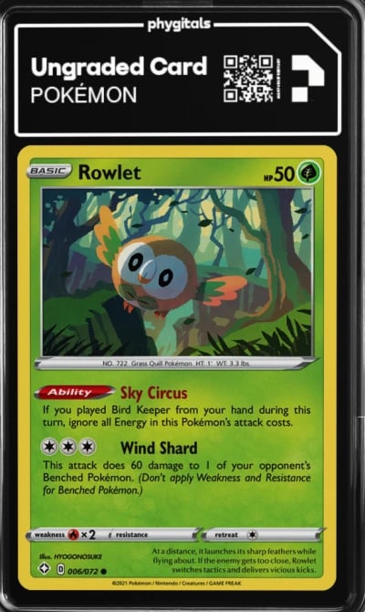 2021 Rowlet Shining Fates #006