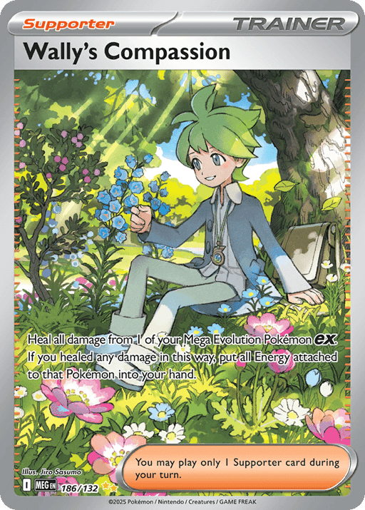 2025 Wally's Compassion #186 Mega Evolution