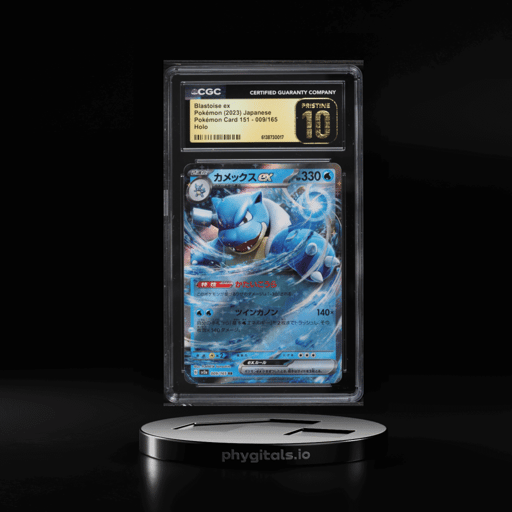 2023 Pokemon Japanese Scarlet & Violet 151 Holo Blastoise Ex #9 CGC 10 PRISTINE