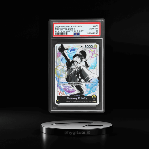 2026 One Piece Starter Deck Egghead Black and White Alternate Art Monkey D. Luffy # ST29001 PSA 10