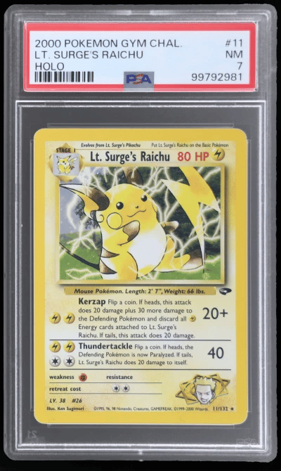 2000 Pokemon Gym Challenge Holo 