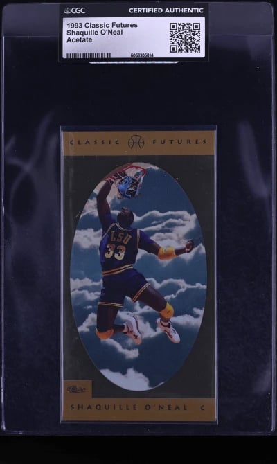 1993 Classic Futures Acetate Shaquille O'Neal /4500 CGC AUTH