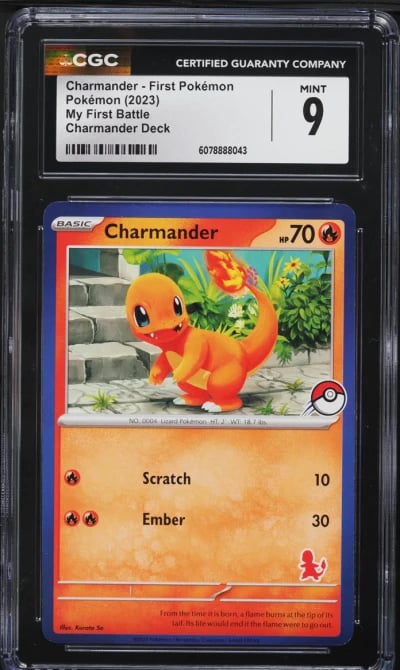 2023 Pokemon SV My First Battle Charmander Deck Charmander CGC 9 MINT