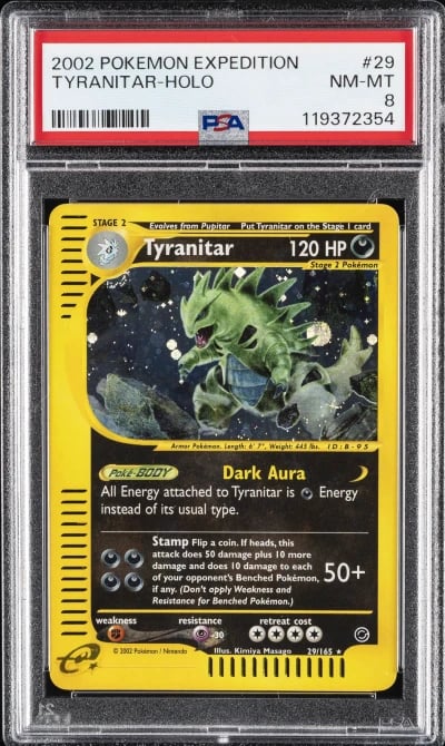 2002 POKEMON EXPEDITION #29 TYRA