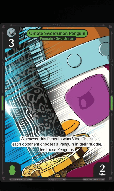 Ornate Swordsman Penguin