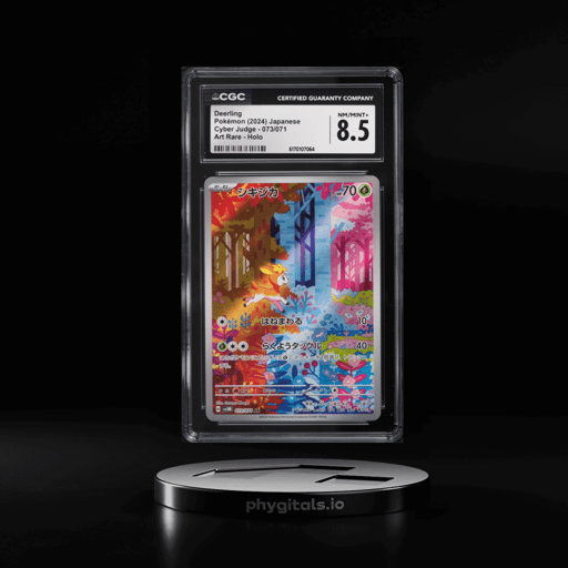 2024 Pokemon Japanese Scarlet & Violet Cyber Judge AR Deerling #73 CGC 8.5 NM-MT+