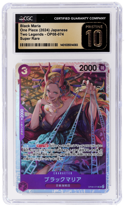2024 One Piece Two Legends Japanese Super Rare Black Maria #OP08074 CGC PRI