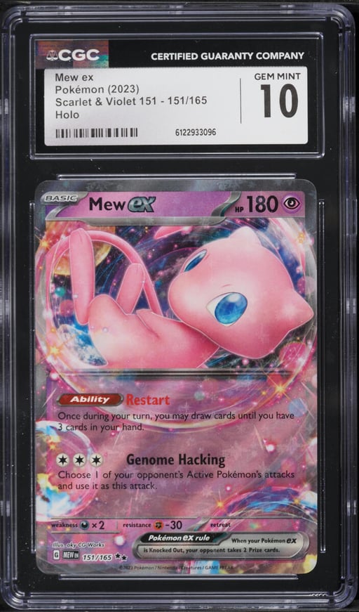 2023 Pokemon Scarlet & Violet 151 Holo Mew EX #151 CGC 10 GEM MINT