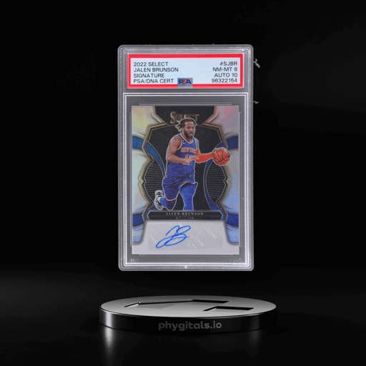 2022 Panini Select Signature Jalen Brunson #S-JBR 151/249 PSA 8