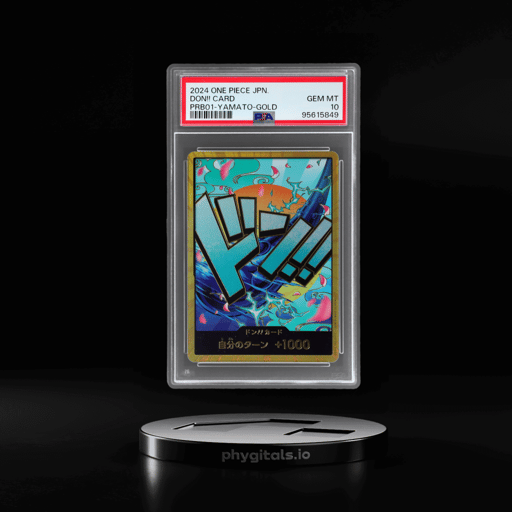 2024 One Piece the Best Premium Booster Japanese Yamato Gold Don Card #NNO PSA 10