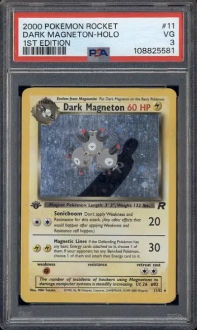 2000 Pokemon Rocket 1st Edition 